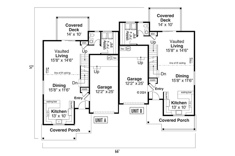 Dream House Plan - Floor Plan - Main Floor for Contemporary House Plan #124-1360 - 6 bed, 4.5 bath