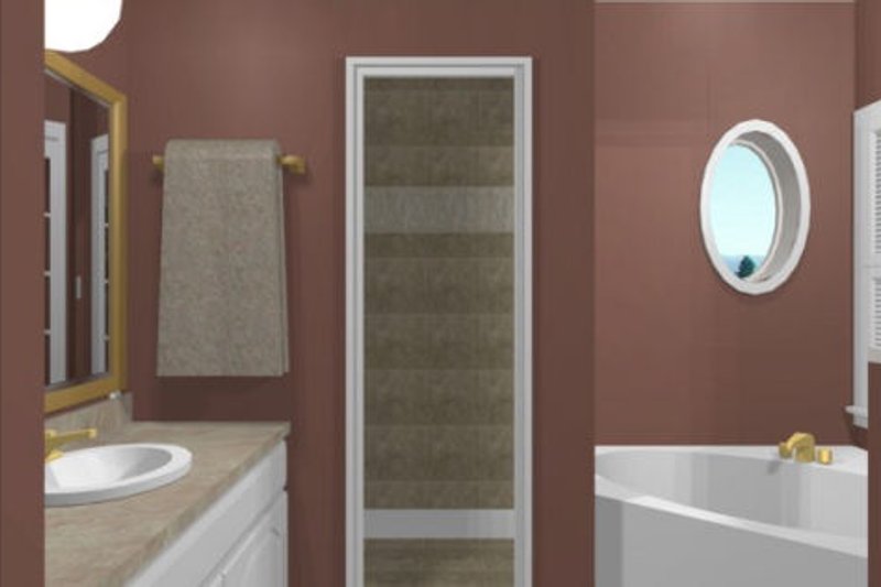Home Plan - Photo 4 for European House Plan #56-178 - 4 bed, 3 bath