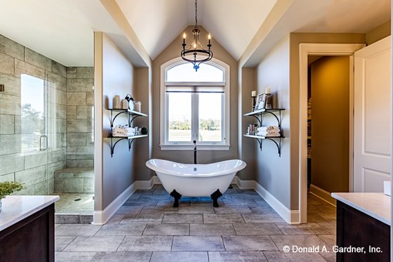 Interior - Master Bathroom 3 for Traditional House Plan #929-1042 - 5 bed, 5 bath