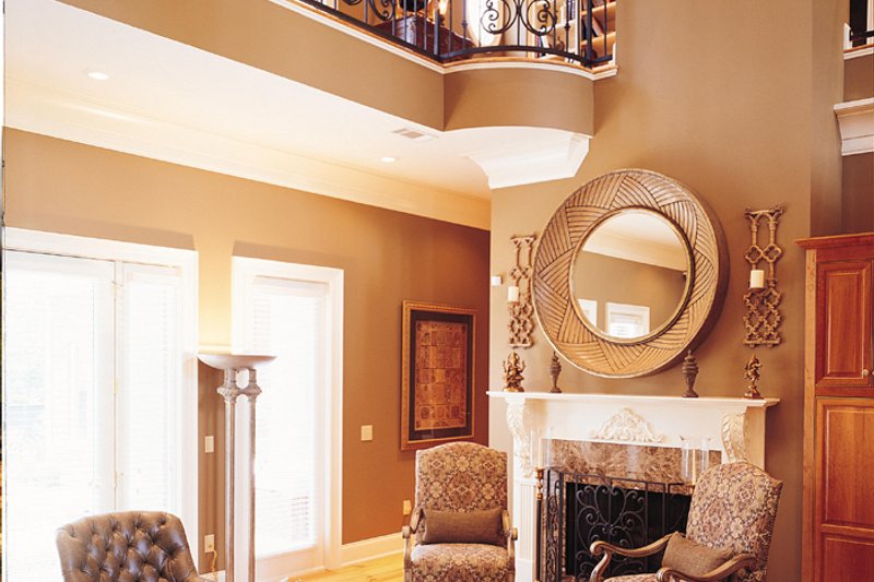 Dream House Plan - Interior - Family Room 1 for Farmhouse House Plan #45-629 - 4 bed, 7 bath