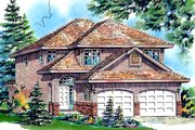 Traditional Style House Plan - 3 Beds 3 Baths 1651 Sq/Ft Plan #18-283 