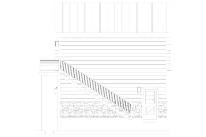 Home Plan - Exterior - Other Elevation 1 for Modern House Plan #1060-363, 0 bath