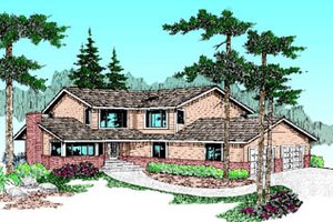 Traditional Exterior - Front Elevation Plan #60-184