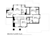 European Style House Plan - 4 Beds 3 Baths 3313 Sq/Ft Plan #70-505 
