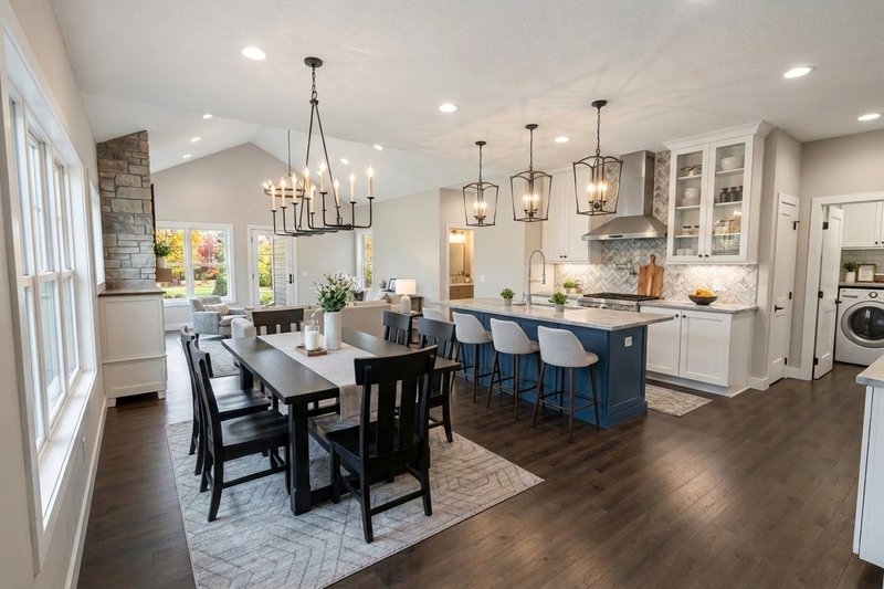 House Blueprint - Interior - Dining Room 1 for Farmhouse House Plan #51-1546 - 2 bed, 2 bath