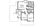European Style House Plan - 3 Beds 2.5 Baths 1762 Sq/Ft Plan #18-255 