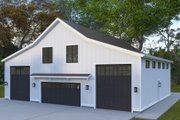Barndominium Style House Plan - 2 Beds 1.5 Baths 1587 Sq/Ft Plan #1060-395 