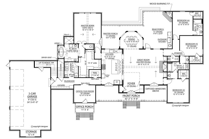 Home Plan - Basement Stair Location