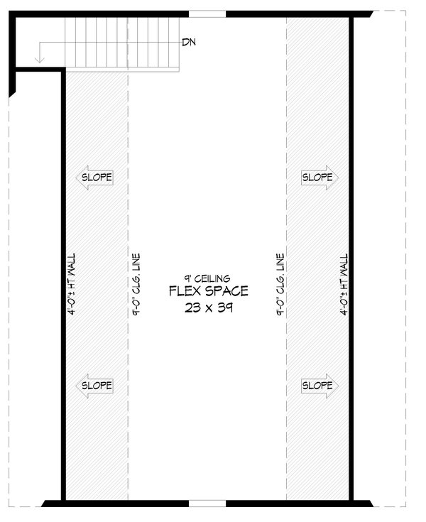 Home Plan - Contemporary Floor Plan - Upper Floor Plan #932-838