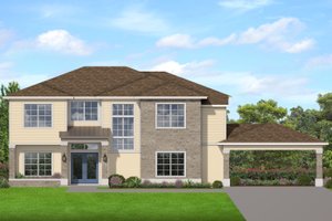Traditional Exterior - Front Elevation Plan #1058-236