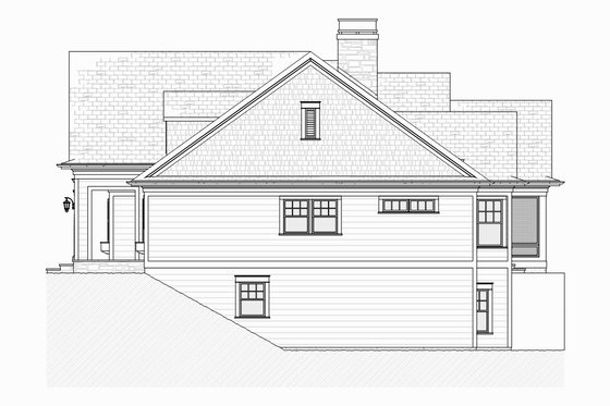 Exterior - Other Elevation for Traditional House Plan #901-133 - 3 bed, 2.5 bath