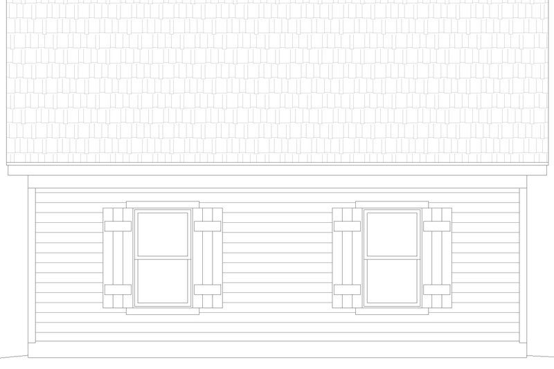 Home Plan - Exterior - Other Elevation 1 for Craftsman House Plan #932-1016, 0 bath