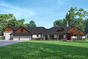 Craftsman Style House Plan - 3 Beds 3 Baths 2792 Sq/Ft Plan #124-1238 