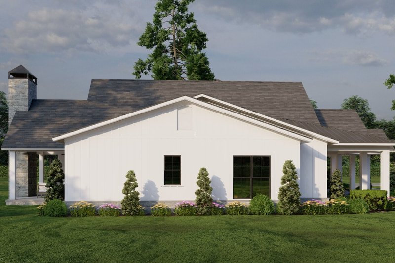 Dream House Plan - Exterior - Other Elevation 2 for Farmhouse House Plan #923-370 - 4 bed, 2.5 bath