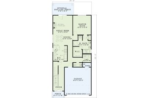 Floor Plan - Main Floor for Traditional House Plan #17-426 - 3 bed, 2.5 bath