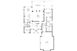 Floor Plan - Main Floor for Farmhouse House Plan #1086-14 - 4 bed, 3.5 bath