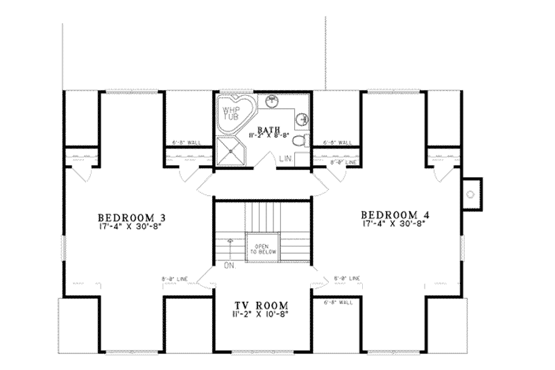 Dream House Plan - Floor Plan - Other Floor for Southern House Plan #17-416 - 3 bed, 3 bath