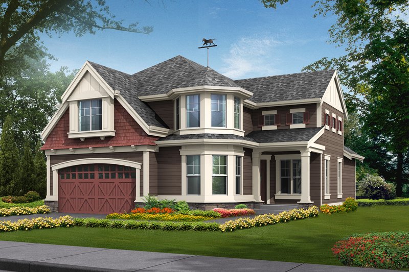 Dream House Plan - Traditional Exterior - Front Elevation Plan #132-127