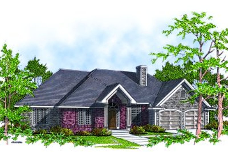 Architectural House Design - Traditional Exterior - Front Elevation Plan #70-224
