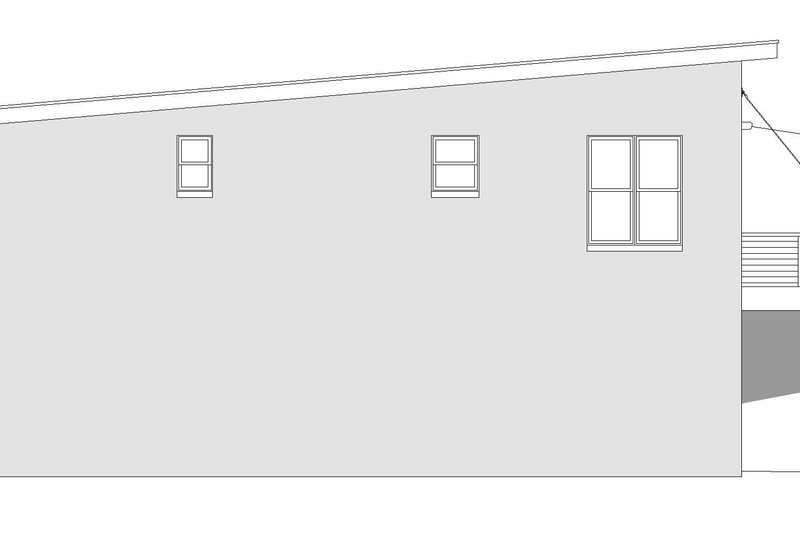 House Blueprint - Exterior - Other Elevation for Contemporary House Plan #932-433 - 3 bed, 2 bath