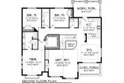 Bungalow Style House Plan - 3 Beds 3 Baths 2746 Sq/Ft Plan #70-1058 