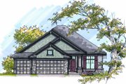 Craftsman Style House Plan - 3 Beds 3 Baths 2469 Sq/Ft Plan #70-999 