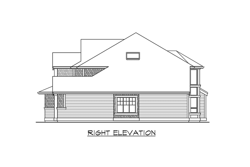 Home Plan - Exterior - Other Elevation 3 for Craftsman House Plan #132-143 - 4 bed, 2.5 bath