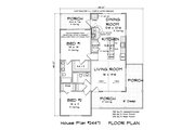 Cottage Style House Plan - 2 Beds 2 Baths 1195 Sq/Ft Plan #513-2264 