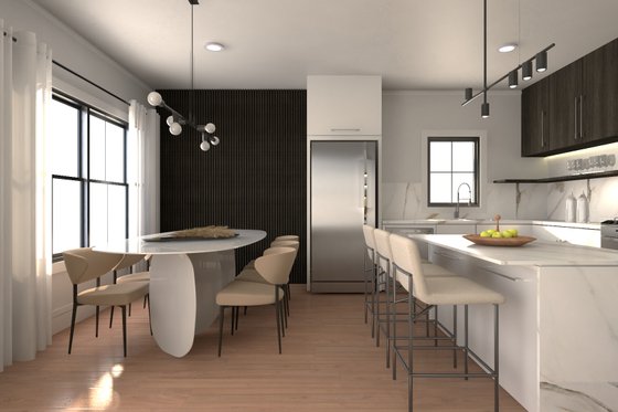 Interior - Dining Room for Modern House Plan #1064-310 - 6 bed, 5 bath