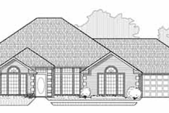 Exterior - Front Elevation for Traditional House Plan #65-148 - 4 bed, 3 bath