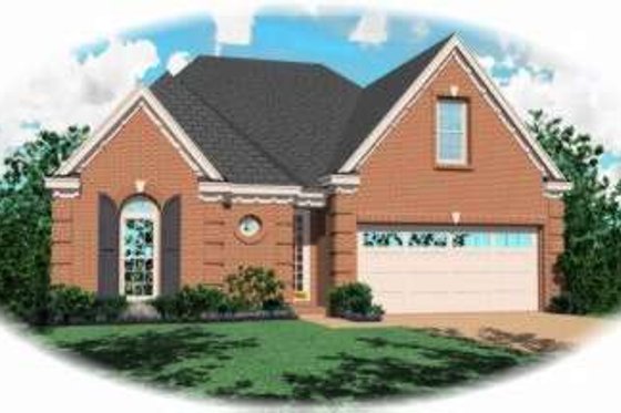 Exterior - Front Elevation for Traditional House Plan #81-768 - 3 bed, 2 bath