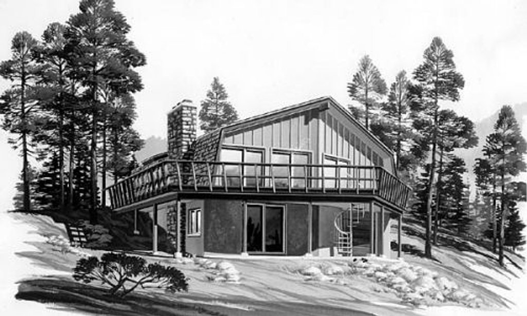 Exterior - Front Elevation 2 for Bungalow House Plan #312-760 - 3 bed, 2.5 bath