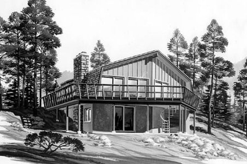 Exterior - Front Elevation 2 for Bungalow House Plan #312-760 - 3 bed, 2.5 bath