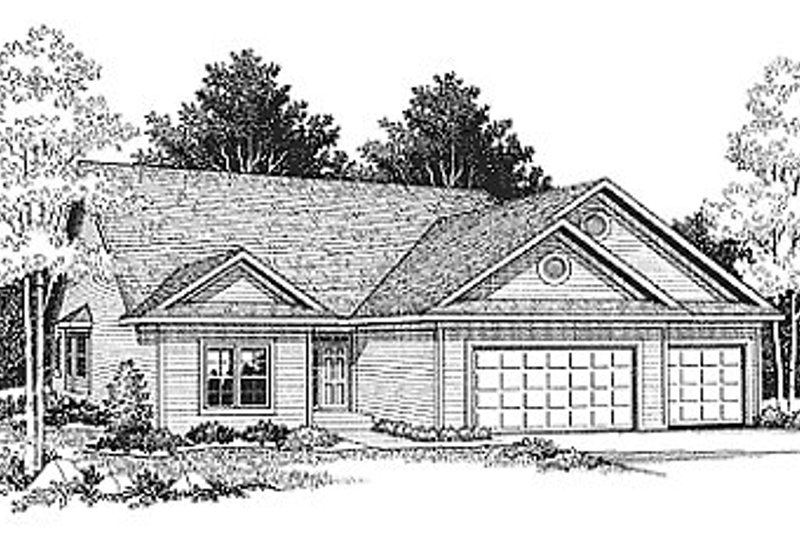 Home Plan - Traditional Exterior - Front Elevation Plan #70-134