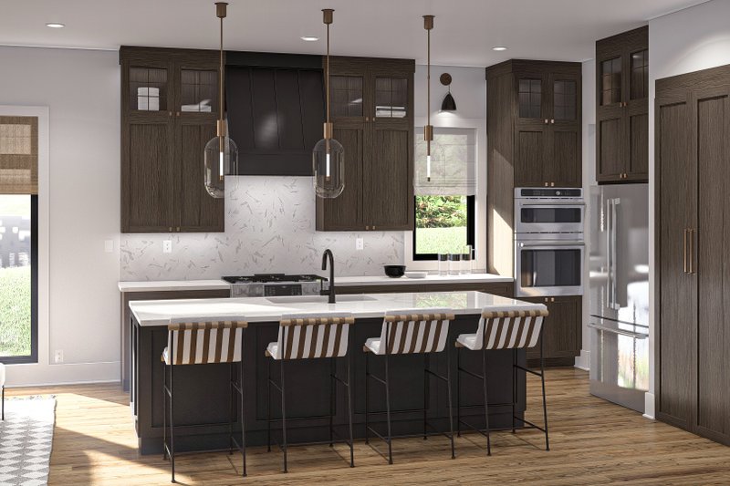 Dream House Plan - Interior - Kitchen for Beach House Plan #455-457 - 2 bed, 2.5 bath