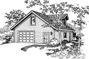 Traditional Style House Plan - 0 Beds 0 Baths 711 Sq/Ft Plan #124-661 