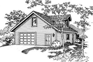 Traditional Exterior - Front Elevation Plan #124-661