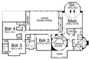 European Style House Plan - 4 Beds 4.5 Baths 4429 Sq/Ft Plan #119-254 