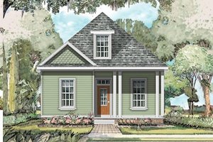 Traditional Exterior - Front Elevation Plan #424-224