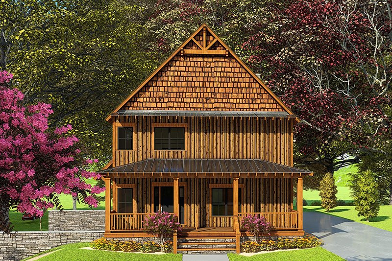Dream House Plan - Craftsman Exterior - Front Elevation Plan #923-163