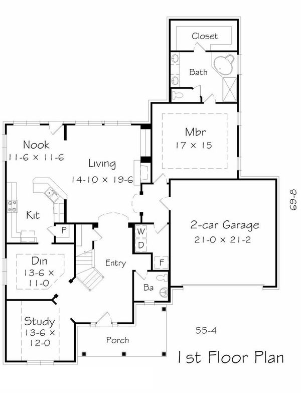 Floor Plan - Main Floor Plan #329-372