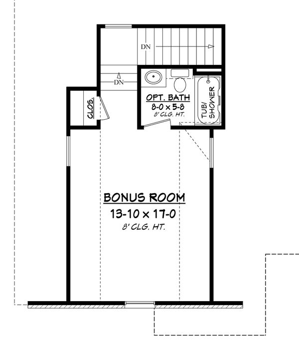 House Plan Design - European Floor Plan - Upper Floor Plan #430-94