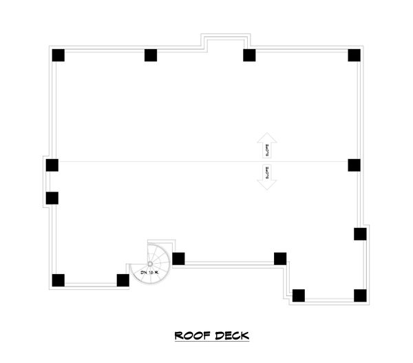 House Blueprint - Modern Floor Plan - Other Floor Plan #1066-105