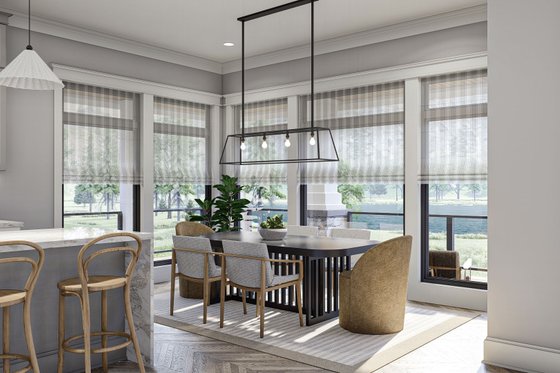 Interior - Dining Room for Beach House Plan #455-291 - 2 bed, 2.5 bath