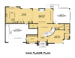 Contemporary Style House Plan - 5 Beds 4.5 Baths 3796 Sq/Ft Plan #1066-141 