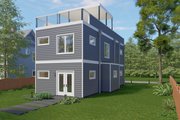 Contemporary Style House Plan - 4 Beds 3 Baths 1682 Sq/Ft Plan #932-1324 
