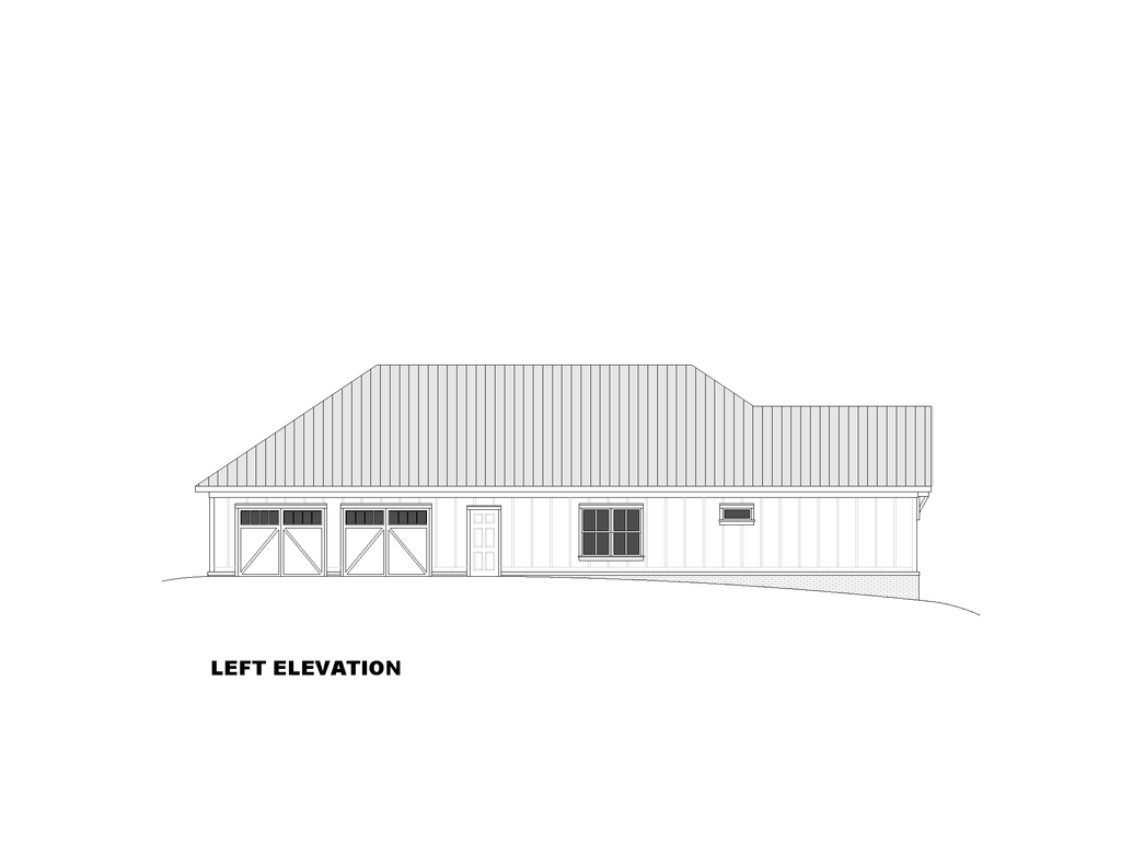Exterior - Other Elevation for Farmhouse House Plan #1117-51 - 3 bed, 3 bath