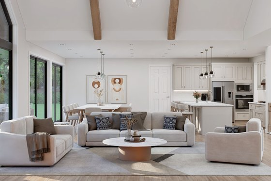 Interior - Family Room 1 for Country House Plan #1089-69 - 3 bed, 2.5 bath