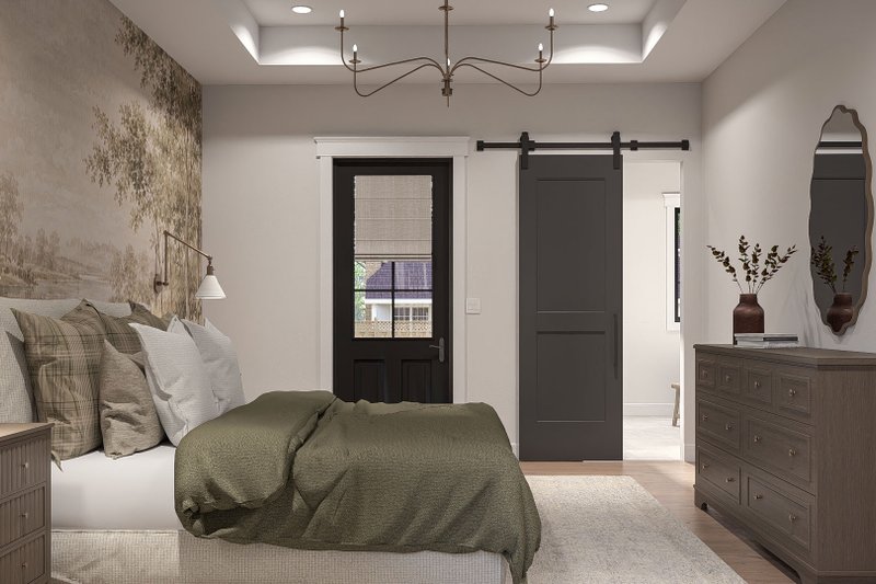 Architectural House Design - Interior - Master Bedroom 1 for Cottage House Plan #455-815 - 3 bed, 2.5 bath