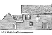 Colonial Style House Plan - 3 Beds 2.5 Baths 1553 Sq/Ft Plan #70-150 